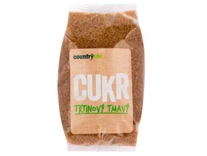 Country Life Cukr třtinový tmavý 500 g