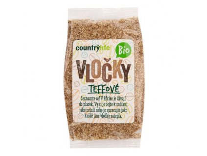 Country Life Vločky teffové BIO 250 g