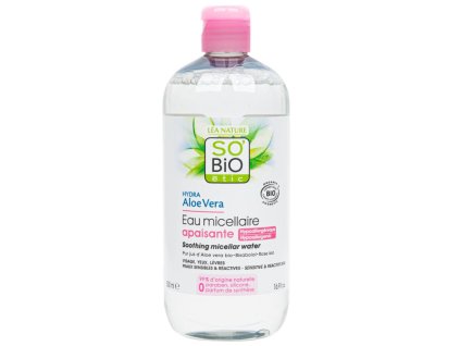 SO´BiO étic Voda micelární Aloe Vera zklidňující 500 ml