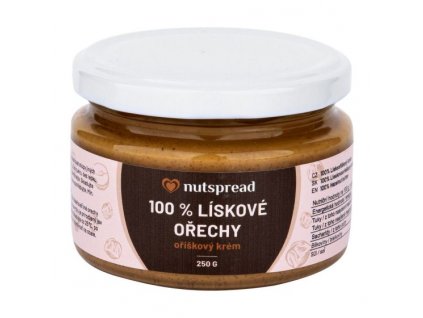 Nutspread Krém z pražených lískových ořechů 250 g