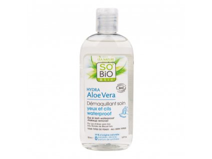 SO’BiO étic Odličovač očí na voděodolné líčení Aloe Vera BIO 150 ml