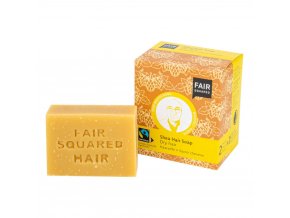 Fair Squared Šampon tuhý na mytí vlasů – karité pro suché vlasy 2x80 g