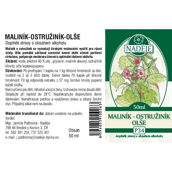 Naděje Ostružiník tinktura z pupenů 50 ml