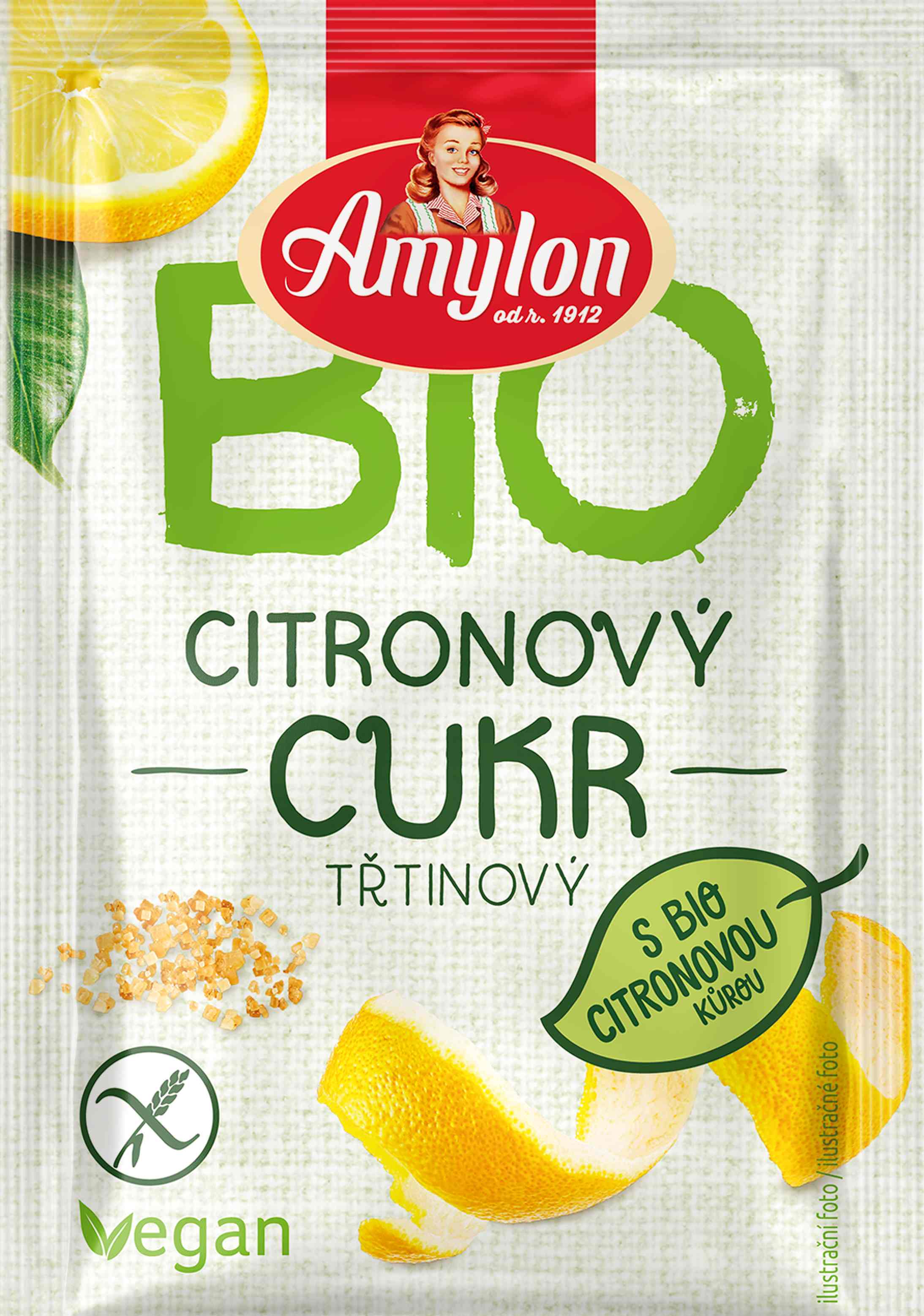 Levně Amylon Cukr citronový BIO 20 g