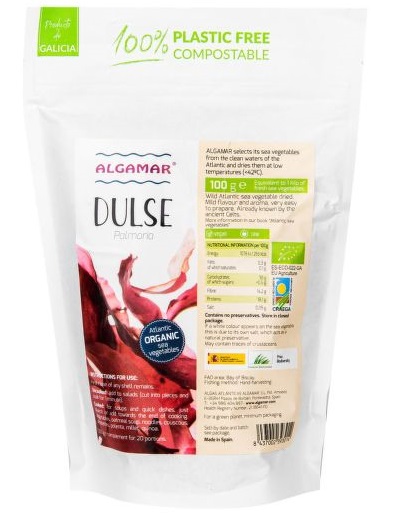 Levně Algamar Mořské řasy Dulse BIO 100 g