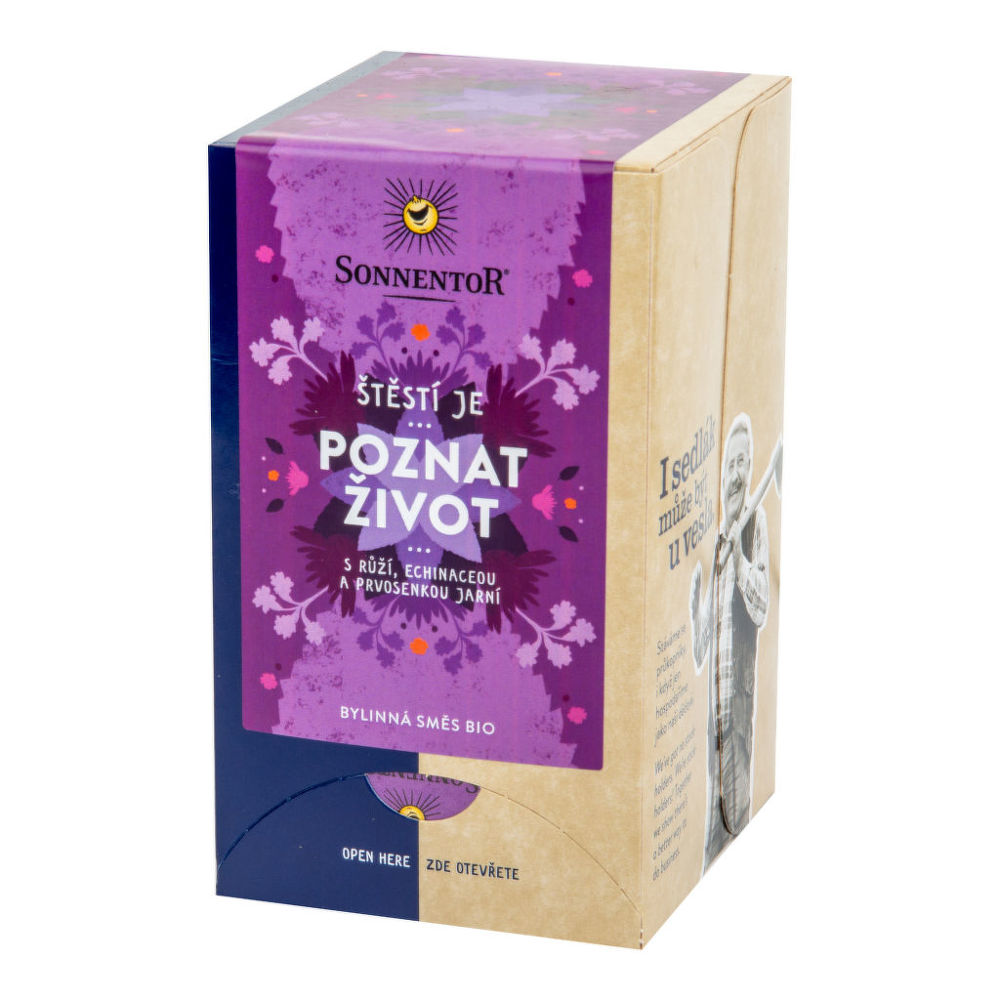 Levně Sonnentor Čaj Poznat život BIO 27 g