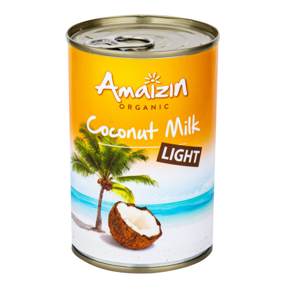Amaizin Kokosová alternativa smetany light 9 % tuku BIO 400 ml