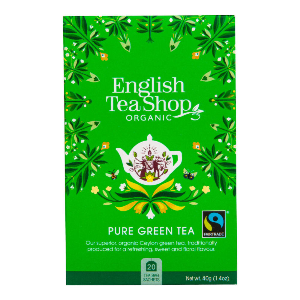 English Tea Shop Čaj Zelený fair trade BIO sáčky 20 Ks