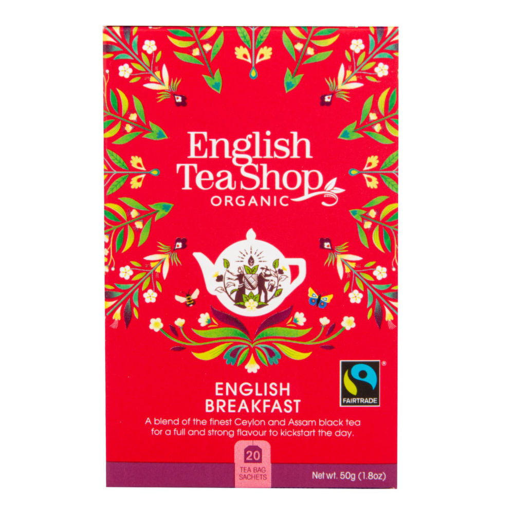 English Tea Shop Čaj English Breakfast BIO sáčky 20 Ks