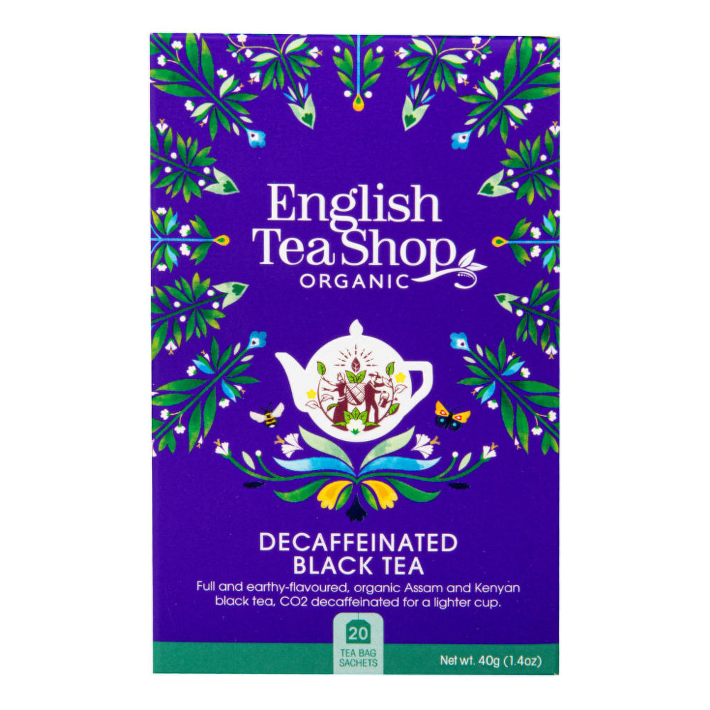 English Tea Shop Čaj Černý bez kofeinu BIO sáčky 20 Ks