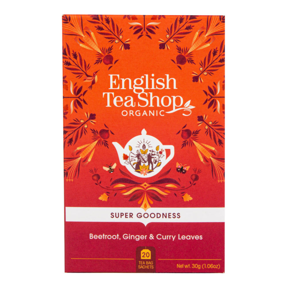 English Tea Shop Čaj Červená řepa se zázvorem a kari BIO sáčky 20 Ks