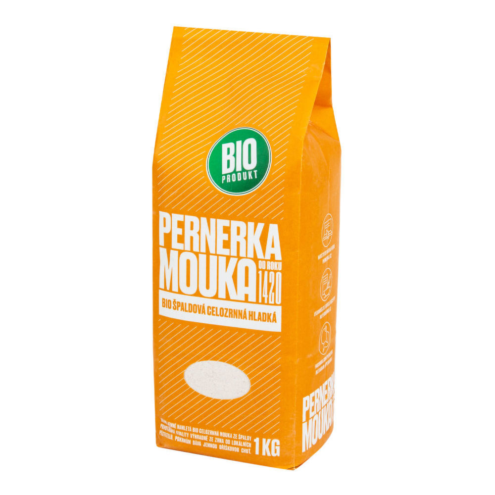 Pernerka Mouka špaldová celozrnná hladká BIO 1 kg