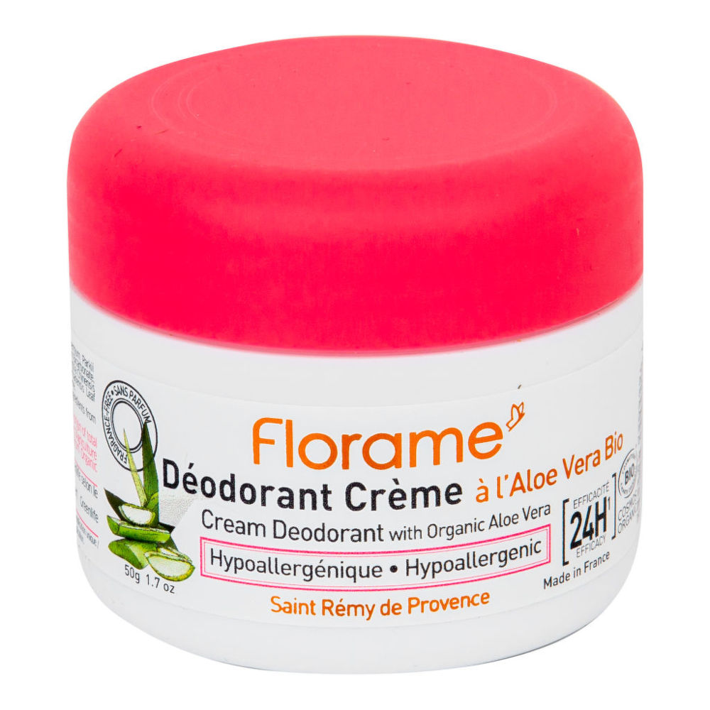 Florame Deodorant krémový 24h hypoalergenní s aloe vera BIO 50 g