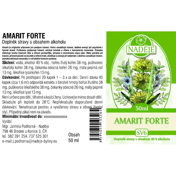 Naděje Amarit Forte SV6 50 ml