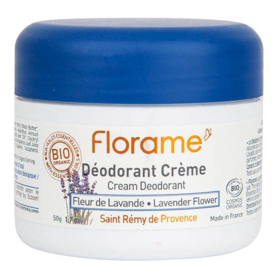 Florame Deodorant krémový 24h vůně levandule BIO 50 g