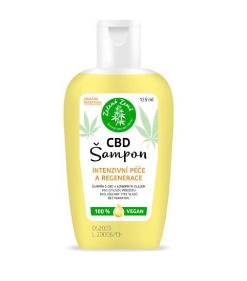 Zelená Země CBD šampon 125 ml