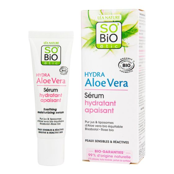 SO´BIO étic Sérum pleťové Aloe vera — zklidnění a hydratace pro citlivou pleť BIO 30 ml