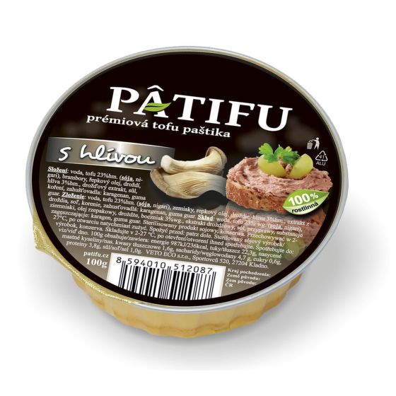 Veto Eco Paštika PATIFU s hlívou 100 g