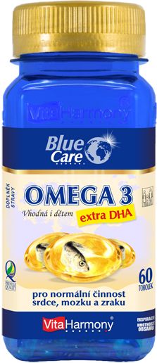 Levně VitaHarmony Omega 3 extra DHA i pro děti 60 tablet