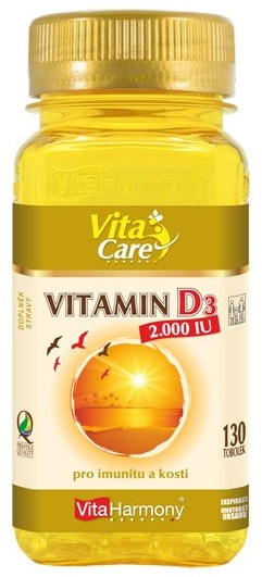 VitaHarmony Vitamín D3 (2000 IU) 130 tablet