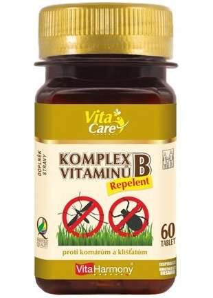 VitaHarmony Komplex vitamínů B repelent 60 tablet