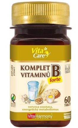 VitaHarmony Komplet vitamínů B forte 60 tablet