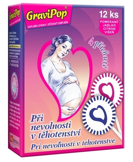VitaHarmony Gravipop lízátka 12 ks