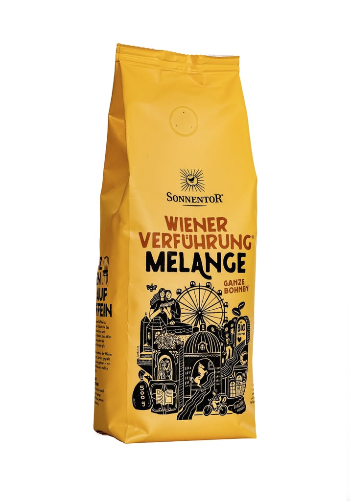 Sonnentor Vídeňské pokušení Melange pražená káva zrnková BIO 500 g