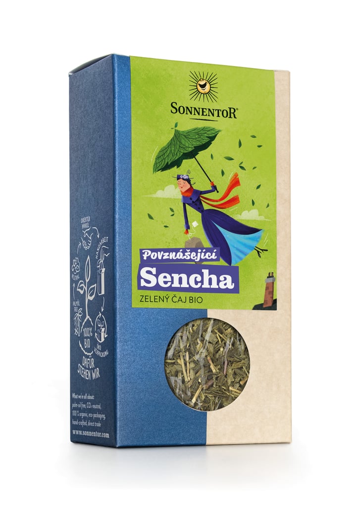 Sonnentor Čaj Zelený Sencha BIO sypaný 70 g