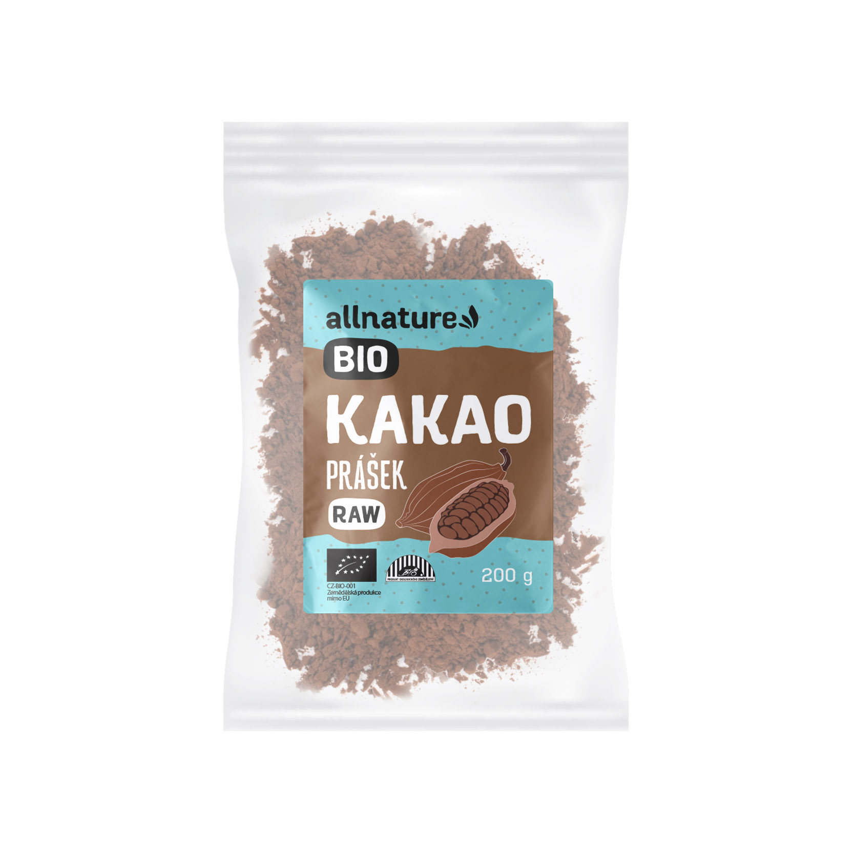 Levně Allnature Kakaový prášek BIO RAW 200 g