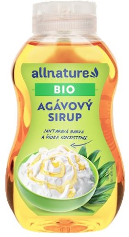 Allnature Agávový sirup BIO 250 ml