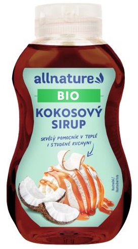 Allnature Kokosový sirup BIO 250 ml