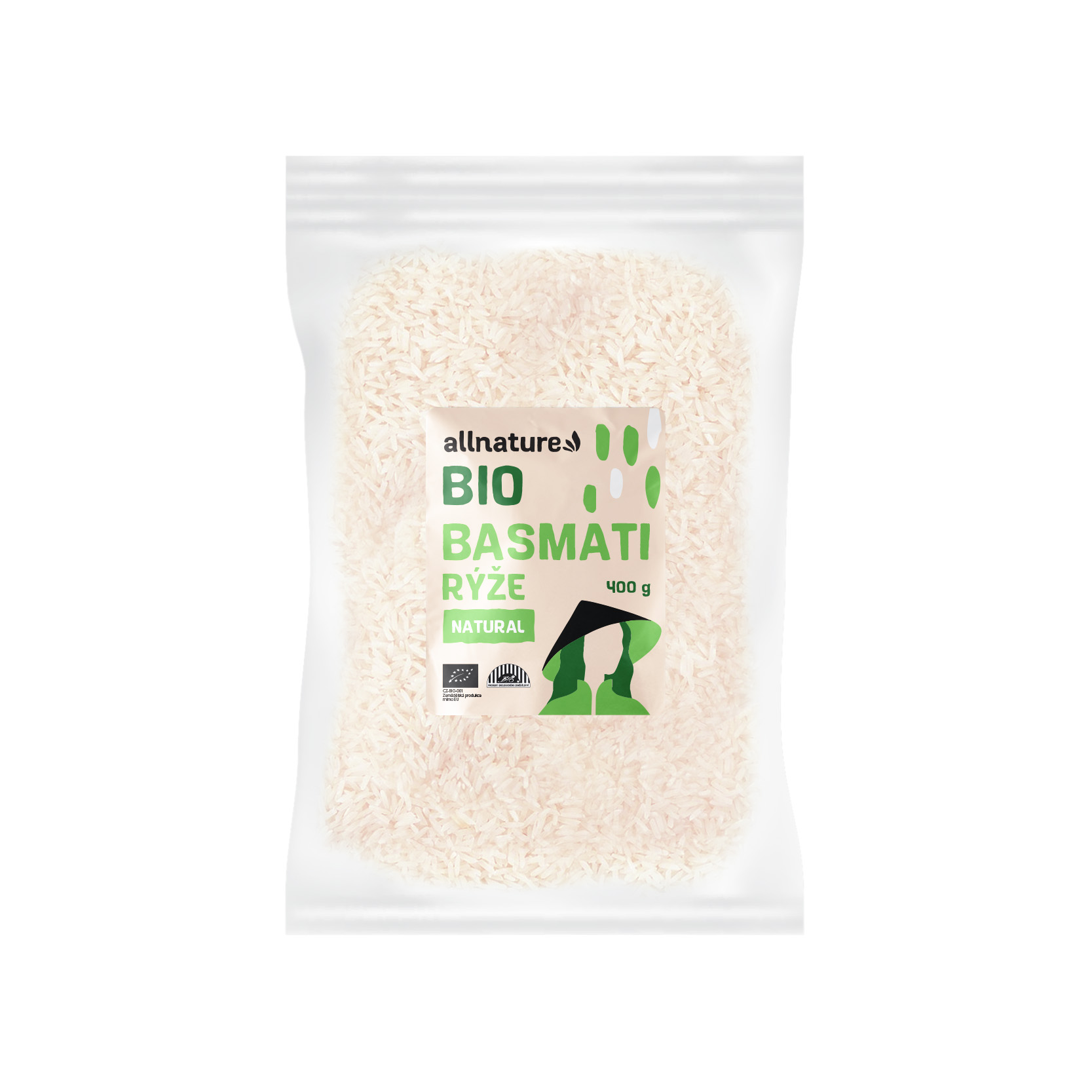 Allnature Basmati rýže natural BIO 400 g