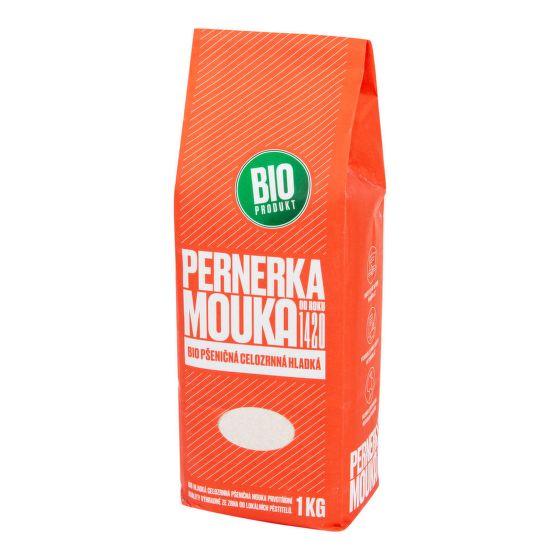Pernerka Mouka pšeničná celozrnná hladká BIO 1 kg
