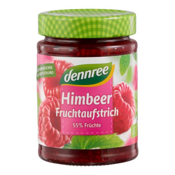 Levně Dennree Džem malinový BIO 340 g