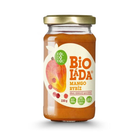 Koldokol Bioláda mango a rybíz BIO 230 g