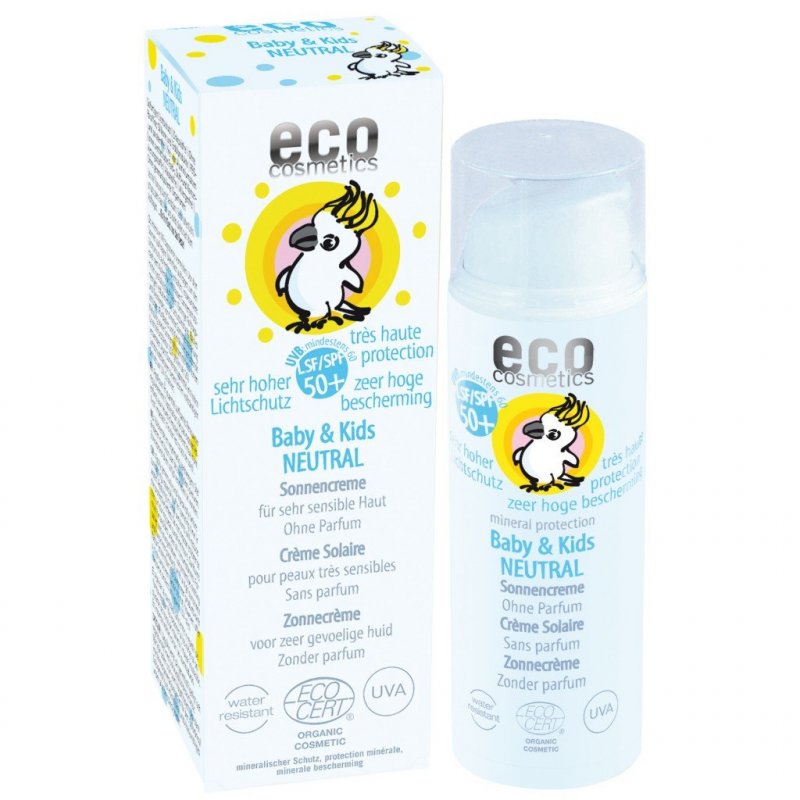 laSaponaria Eco Cosmetics Baby Dětský opalovací krém Neutral SPF 50+ BIO 50 ml