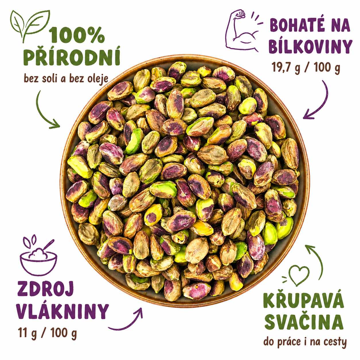 Pistácie loupané natural — náhled 2