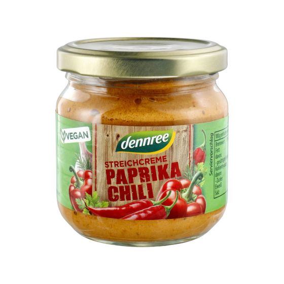 Dennree Pomazánka paprika a chilli BIO 180 g