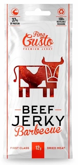 Fine Gusto Hovězí jerky BBQ 12 g