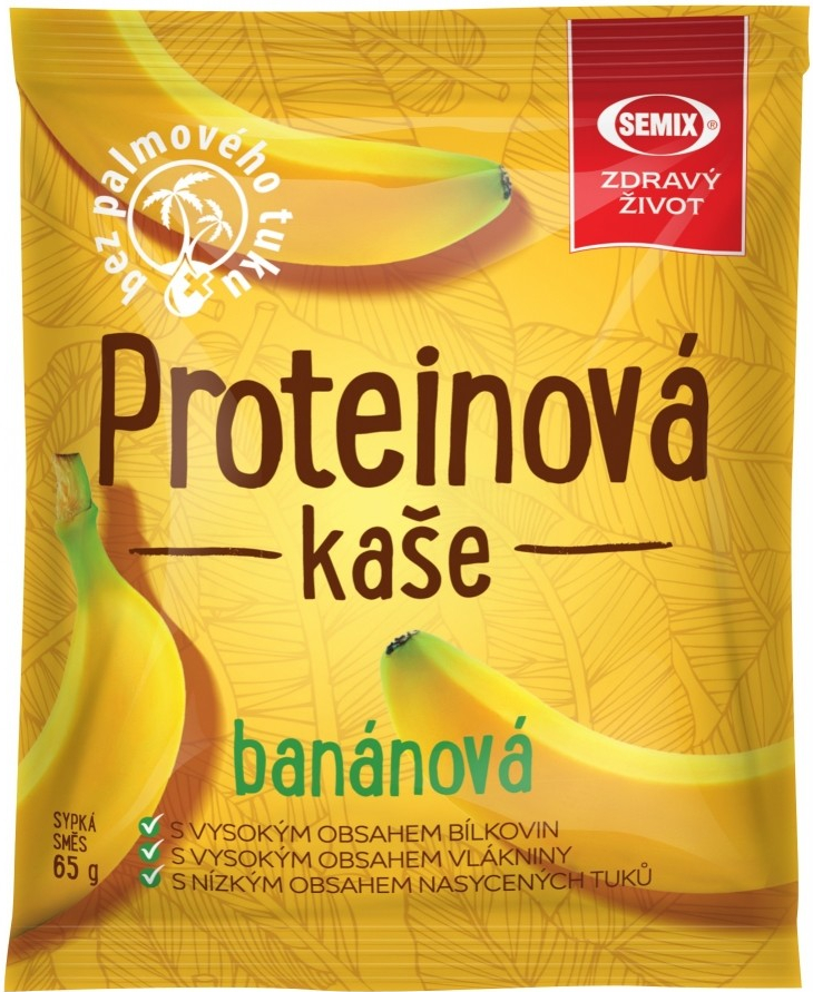 Semix Proteinová kaše banánová 65g