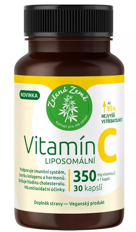 Zelená Země Vitamín C liposomální, 30 kapslí