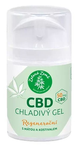 Zelená Země CBD chladivý gel 50 g