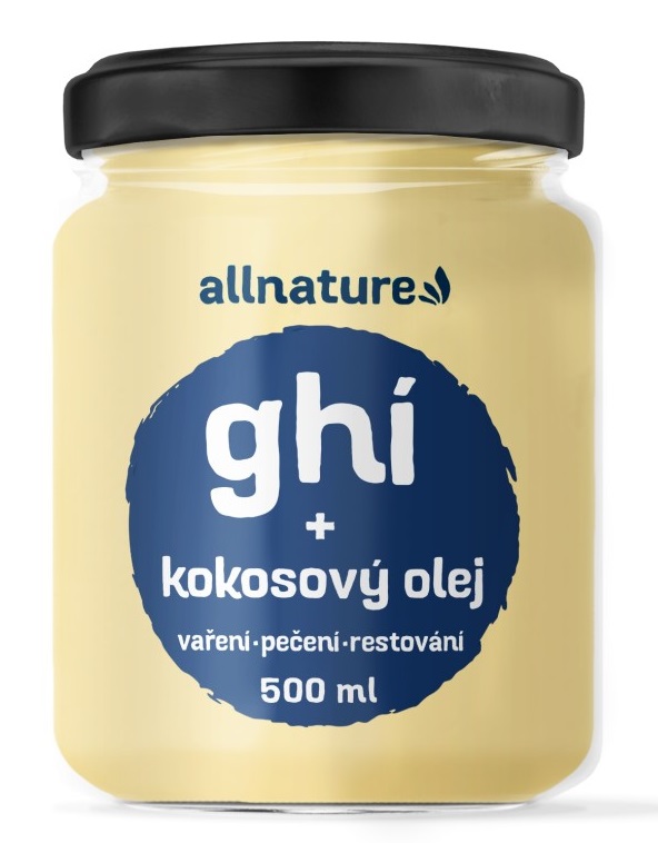 ALLNATURE Ghí s kokosovým olejem 500 ml