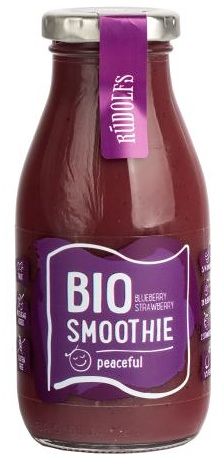 Rudolfs Smoothie Borůvka, jahoda BIO 260 ml