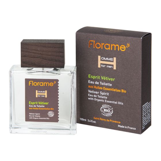 Florame Toaletní voda HOMME Esprit Vétiver BIO 100 ml