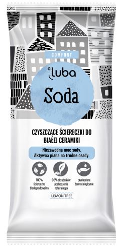 LUBA Tuli LUBA čistící ubrousky se sodou - koupelna 24 ks