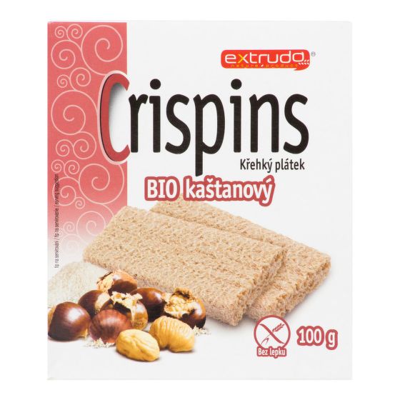 Extrudo Crispins kaštanový Bio 100 g