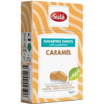 Sulá Bonbóny bez cukru creme caramel 44 g