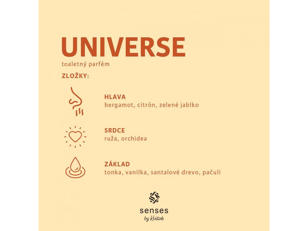 Kvitok Senses EDP Universe 30 ml